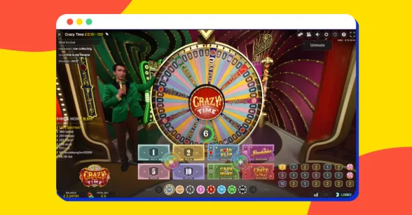 Crazy Time statistics dashboard