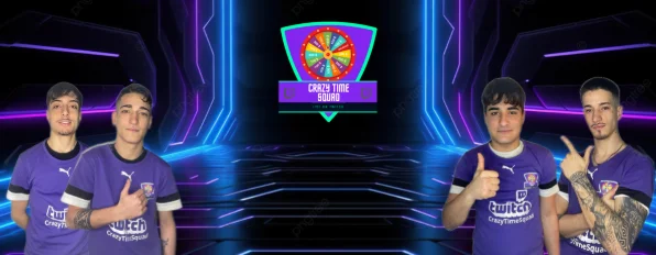 Crazy Time streaming banner on Twitch