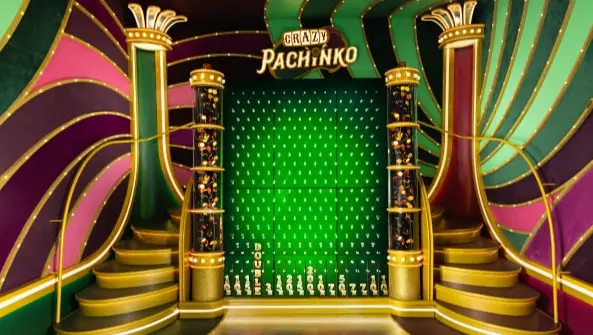 Crazy Time Pachinko bonus board view